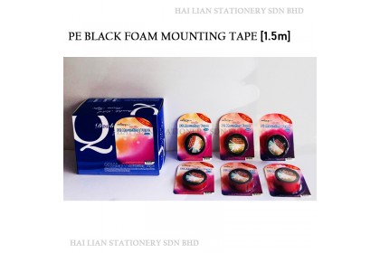 Twin Star Double Sided Eva Foam Mounting Tape [black/1.5m]